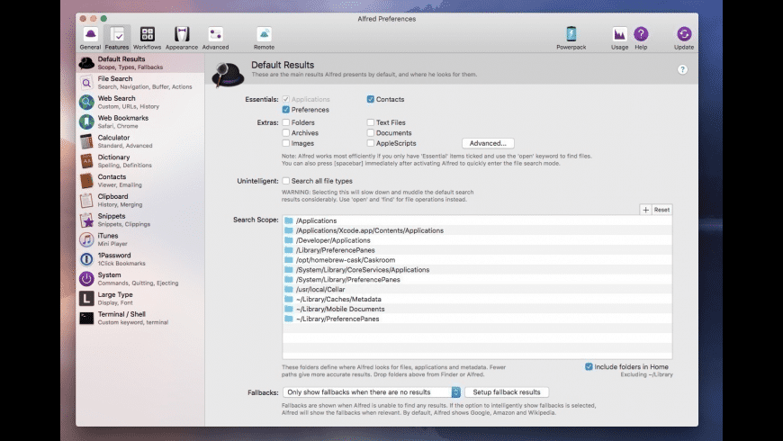 alfred app for the mac